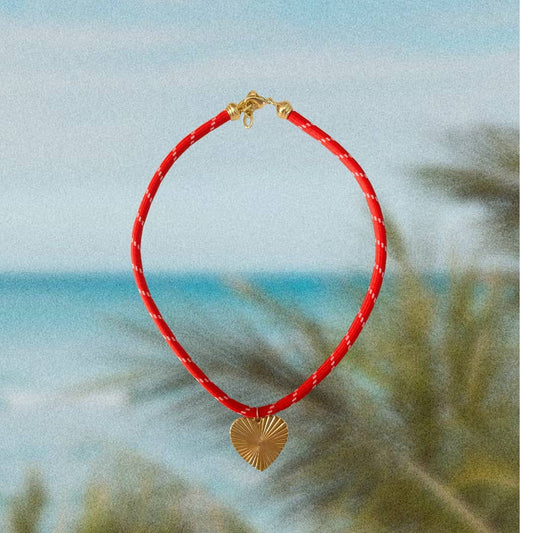 HEART ROPE NECKLACE