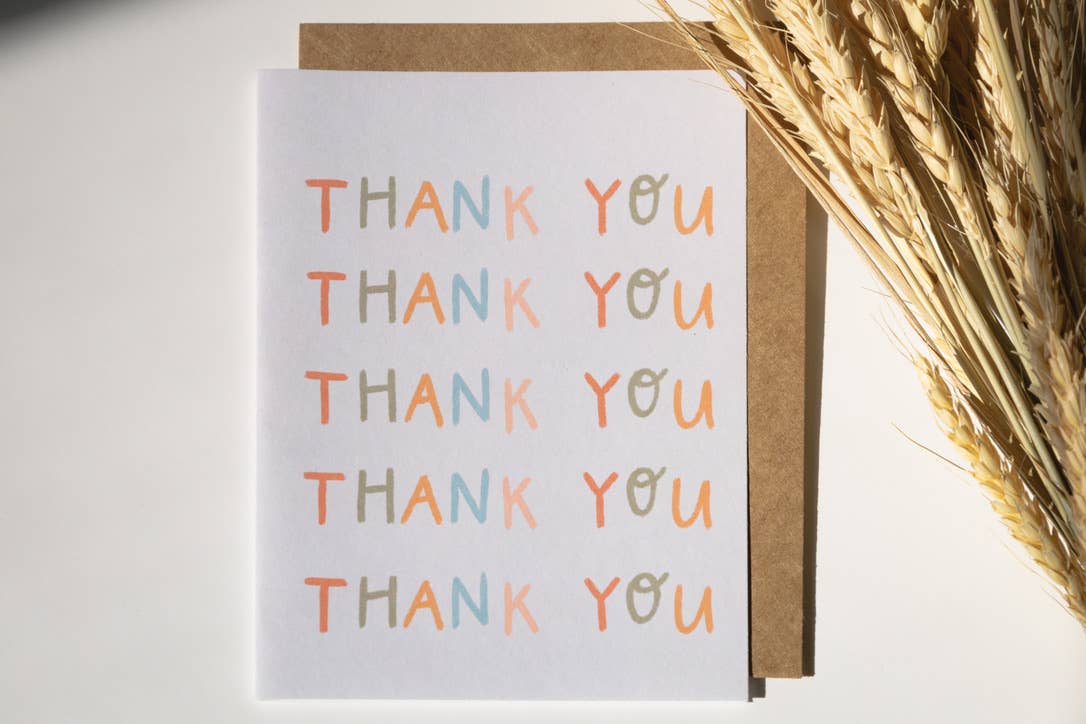 THANK YOU GREETING CARD
