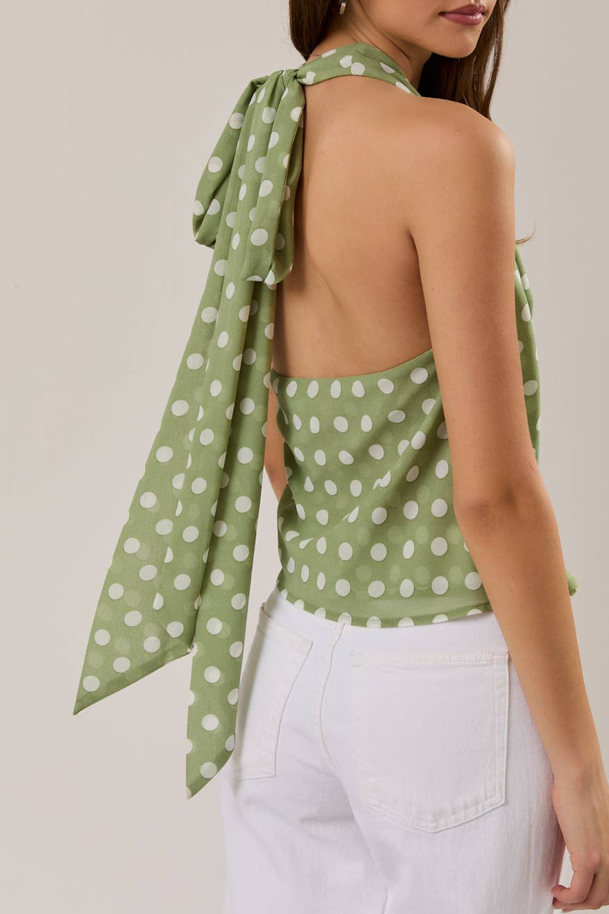 THE DAPHNE COWL NECK TOP